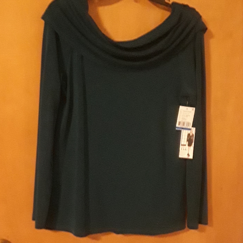 Long sleeve Teal blouse